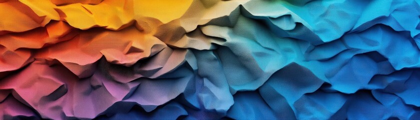 Poster - Abstract background featuring colorful paper texture with various shades and patterns in a creative layout