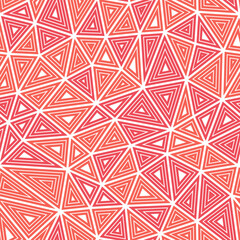 Poster - triangular pattern background. medium triangles size. multiple repeated inner triangles. multiple co