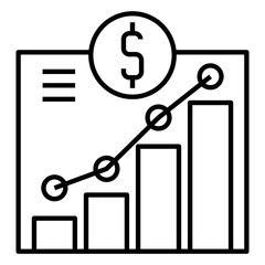 Poster - statistic vector icon