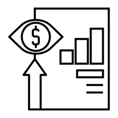 Poster - check profit vector icon