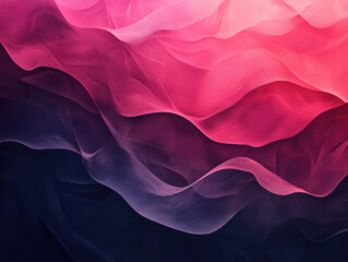 Aufkleber - Vibrant and colorful abstract waves in shades of pink and purple create dynamic background. flowing patterns evoke sense of movement and creativity