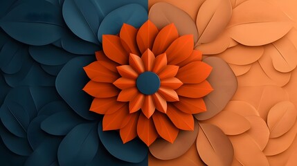 Poster - Intricately detailed Indian mandala patterns with soft glowing gradient center creating a visually striking and mesmerizing abstract digital art The design features vibrant symmetrical