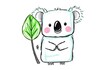 © adhotds23 - Cute crayon doodle Adorable Koala Box