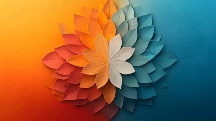 Poster - Intricately detailed mandala patterns with a soft glowing gradient center creating a visually stunning and mesmerizing abstract digital artwork