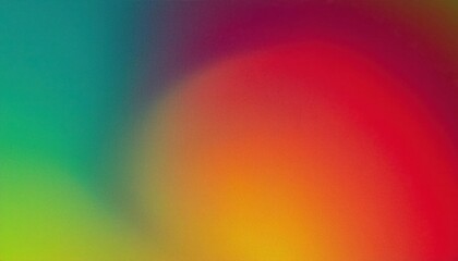 Poster - colorful abstract gradient texture with soft blending hues of red, yellow, and green for graphic design, print, background