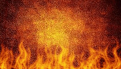 Aufkleber - abstract fiery texture background with orange and yellow tones, warm glowing light for creative design, digital art use