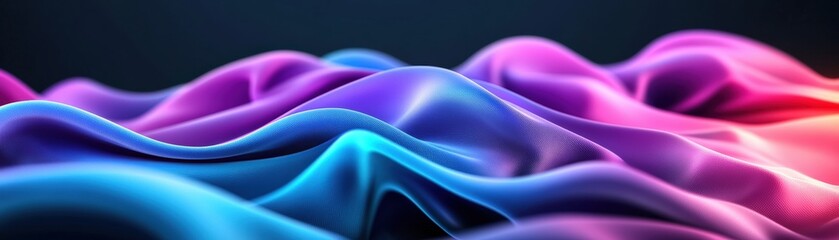 Fototapete - Abstract background featuring colorful wavy patterns with vibrant hues and smooth flowing shapes