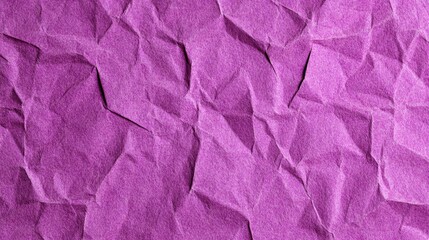 Poster - Purple crumpled paper texture background for creative design and photography projects