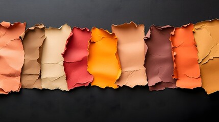 Poster - Muted earth tones and gentle paper textures create a warm abstract aesthetic with a modern minimalist and organic feel  The subtle natural colors and layered