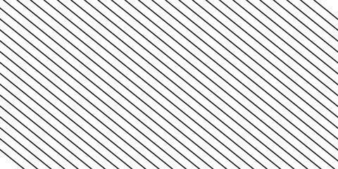 Diagonal lines on white background. Rows of slanted black lines. Stripes grid.