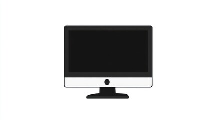 Fototapete - Simple computer monitor illustration