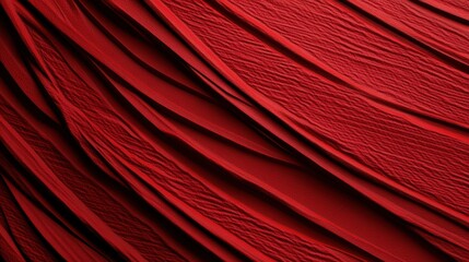 Poster - Simple and bold red background offering a vibrant canvas for creative expression and artistic design elements