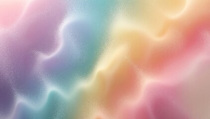 Wall Mural - Abstract Pastel Rainbow Swirl Background Texture