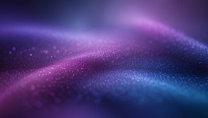 Wall Mural - Abstract Purple and Blue Particle Wave Background