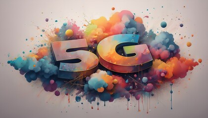 Poster - 5G Technology Revolution: Colorful Graphic Representation
