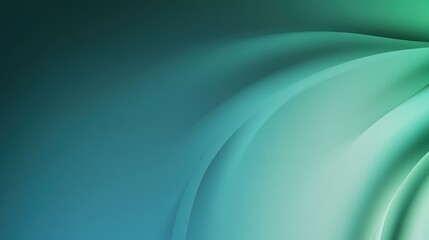 Fototapete - Vibrant green and blue gradient background with soft textures perfect for creative design and digital art projects