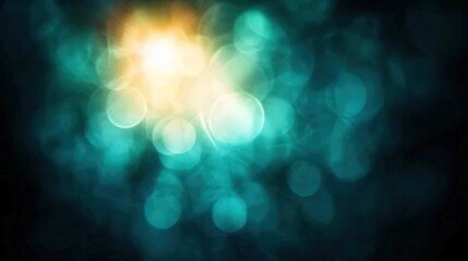 Poster - Bright light illuminating a dark space creating dramatic contrast and intriguing atmosphere for various artistic uses