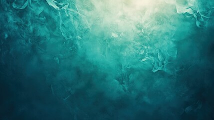 Poster - Calming blue and green background blending soft hues for a peaceful and serene atmosphere in design