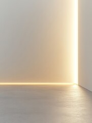 Aufkleber - Serene Minimalist Abstract Design Featuring Soft Gradient Colors and a Calm Horizon Effect During Twilight