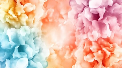 Poster - Colorful background featuring artistic watercolors blending beautifully to create a vibrant and expressive visual experience