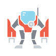 © Ai7 - robot icon in flat color style