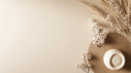 Poster - Textured Wall and Floor With Soft Natural Lighting Creating an Artistic Environment in a Minimalistic Setting