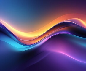 Vibrant abstract gradient background with smooth color transitions in blue purple orange ideal for digital artwork presentations wallpapers branding and graphic design projects