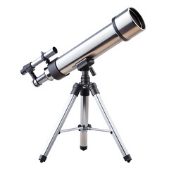 telescope on a white background
