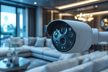 Poster - Security system enhances smart home integration with modern monitoring features