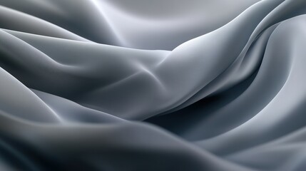 Aufkleber - Close up of soft white fabric texture with natural lighting and shadows for background or textile design