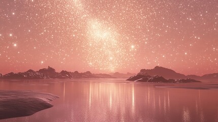 Wall Mural - Twinkling Starry Night Sky
