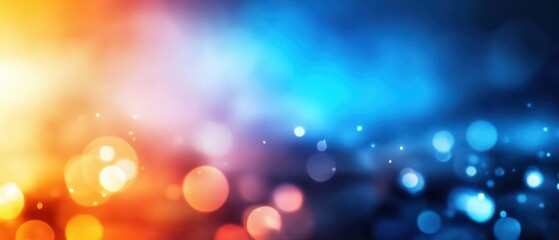 Poster - Abstract blurred background with bokeh lights and soft focus for creative design projects and presentations