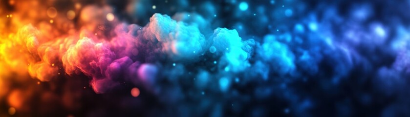 Poster - Colorful abstract background with vibrant patterns and textures suitable for various design projects