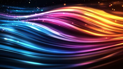 Aufkleber - Abstract background featuring colorful wavy patterns and textures with a modern design aesthetic