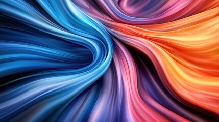 Poster - Abstract colorful swirls background with vibrant hues and dynamic flowing patterns for design projects