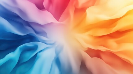 Poster - Colorful circular background design featuring abstract shapes and vibrant hues for creative projects