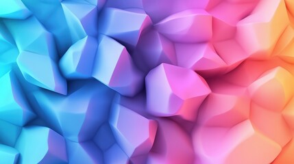 Aufkleber - Abstract background featuring three-dimensional cubes in a dynamic arrangement with varying colors and shadows