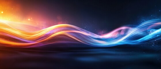 Poster - Colorful abstract motion patterns with vibrant swirls and dynamic shapes for creative backgrounds