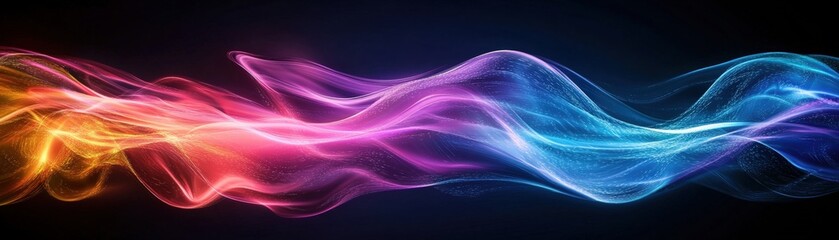 Aufkleber - Abstract background featuring colorful lines and shapes creating a vibrant visual composition