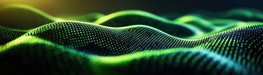 Aufkleber - Abstract wave of light illuminating a dark background creating a dynamic visual effect in a photo