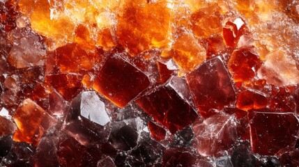 Poster - Close up of a fragment of glass with reflection and texture in natural light