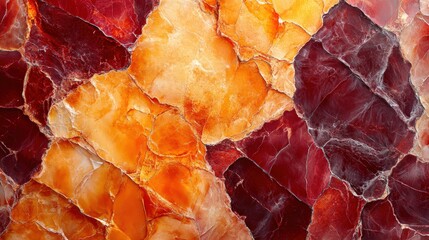 Poster - Close up of marble surface with natural patterns and textures in neutral color tones