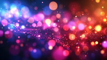 Aufkleber - Colorful blurred lights background with vibrant colors for photography and artistic purposes