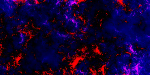 Wall Mural - Abstract fractal art background motion Fantastic dark red energy flow with some purple hue on a dark canvas. Red grunge texture with purple flash textured aquarelle deep black canvas for modern art.