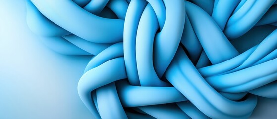 Poster - Blue fabric background ideal for textures and patterns in various design projects and creative works