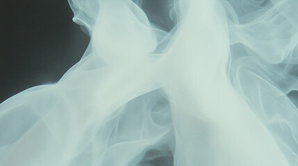 Poster - Abstract Smoke: A mesmerizing dance of ethereal smoke, swirling and twisting against a dark backdrop, creating a sense of mystery and captivating the eye