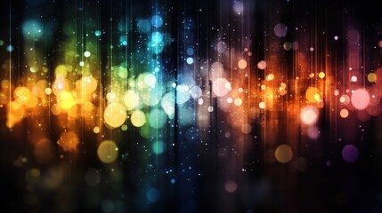 Poster - Abstract background with colorful lights and blurred effects for creative design and artistic projects