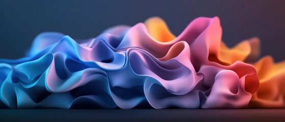 Aufkleber - Colorful abstract smoke background with vibrant hues and flowing patterns for creative design projects