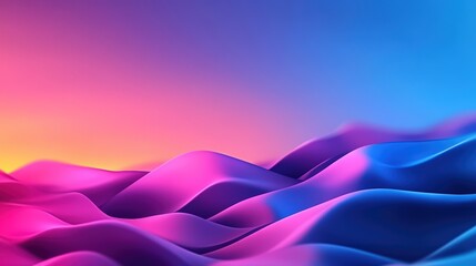Aufkleber - Abstract background featuring colorful waves and a photo overlay in a modern design