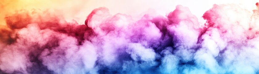 Aufkleber - Colorful smoke background with abstract patterns and blurred photo effects for creative projects